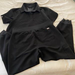 Figs Zamora Petite Joggers + Nala Scrub Top Size Large